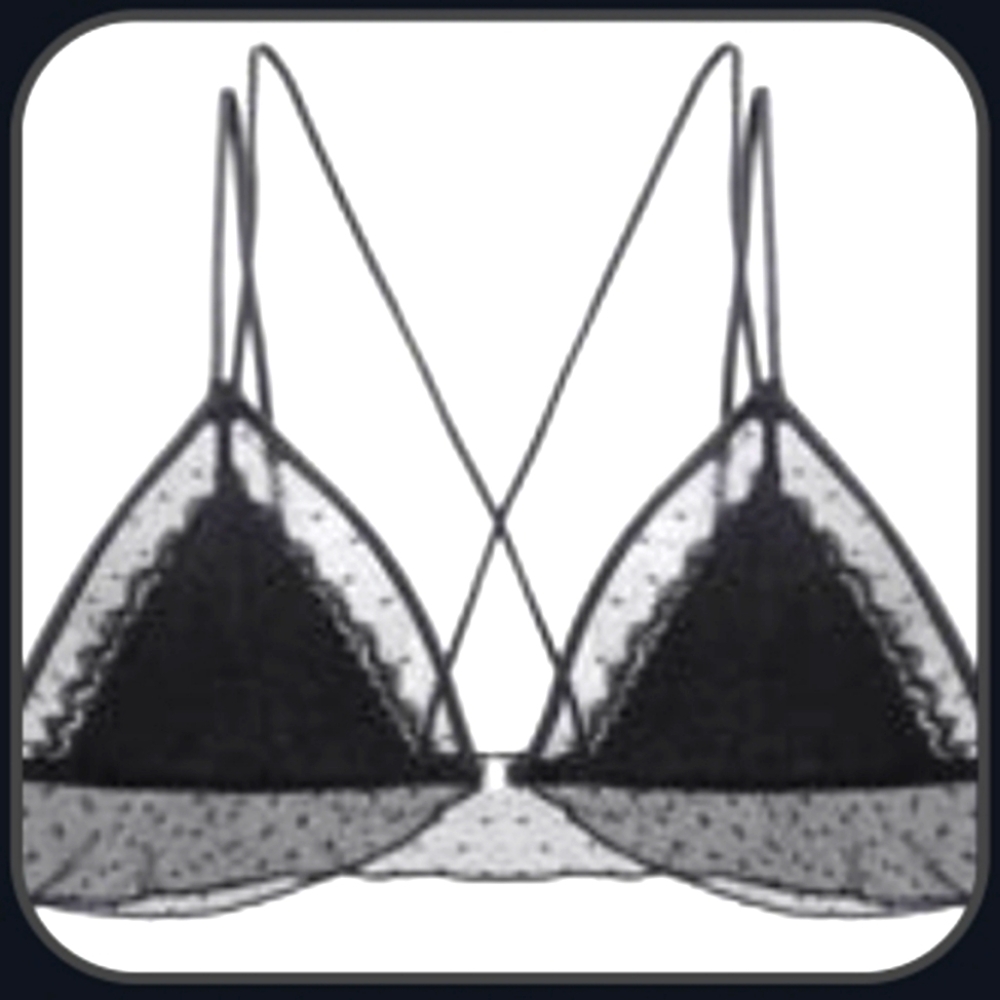 HeavenPanty 🖤 black lace/sheer braletta 🖤